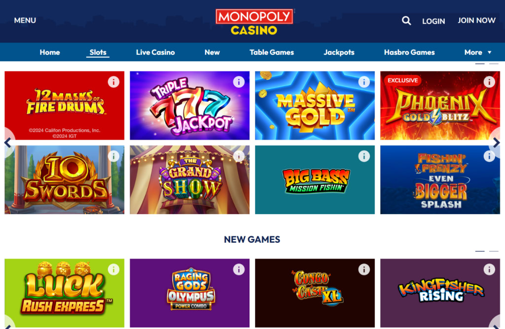 Monopoly Casino Slot Games